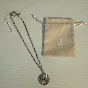Uncommon James Silver Medallion Necklace NWT